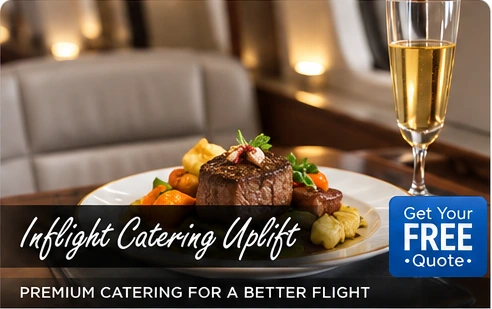 Aircraft catering coordination and uplift